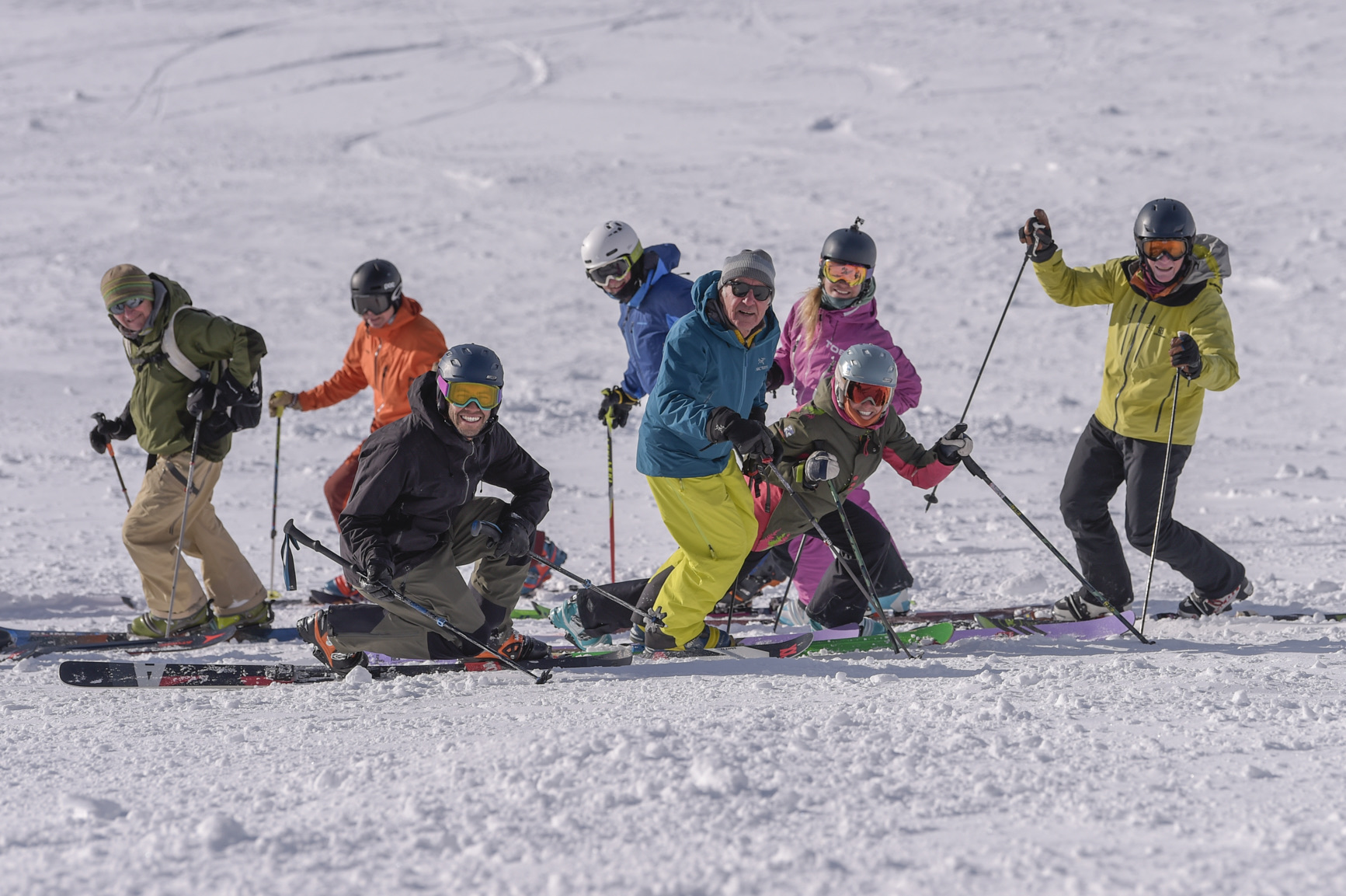 Freeheeler Campus Gruppe in Hintertux