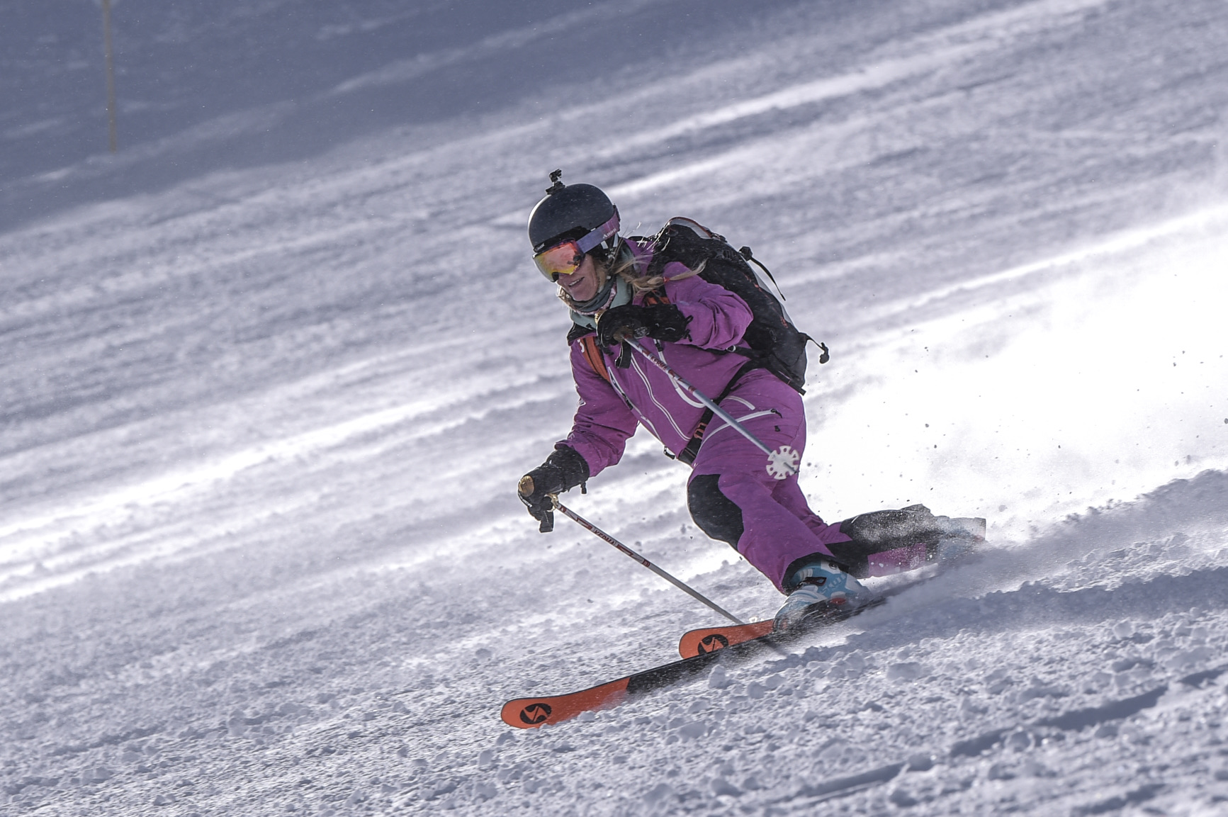 Telemark Techniktraining am Hintertuxer Gletscher